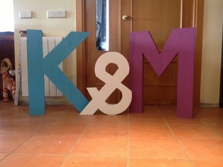 Nuestras letras de madera