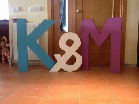 Nuestras letras de madera
