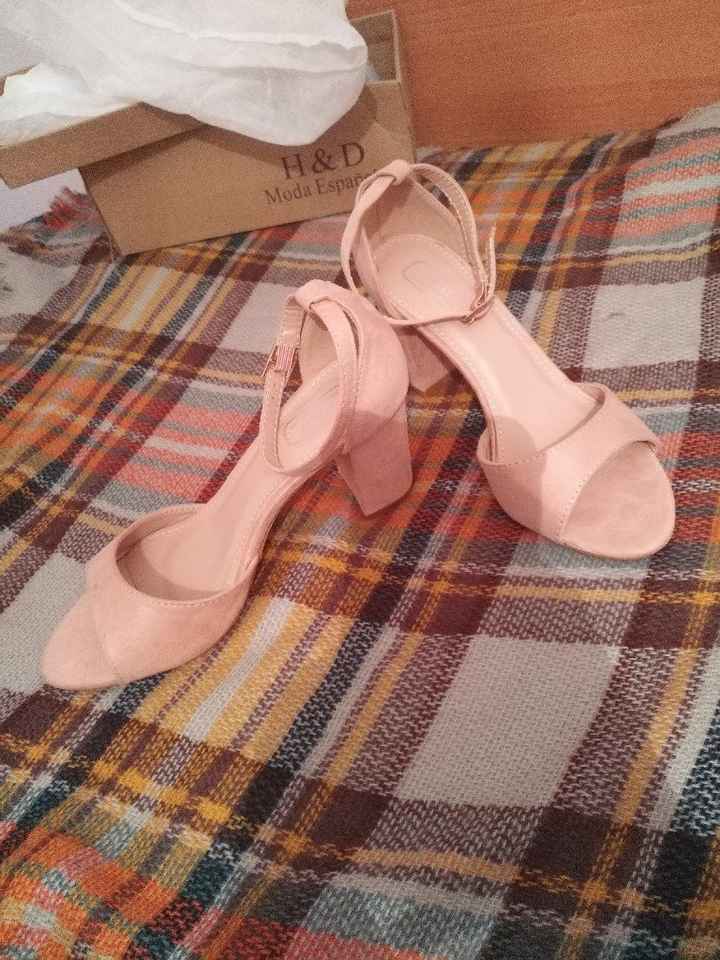  Zapatos tacon rosa palo - 1