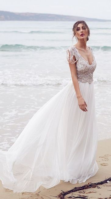 Cuál es el vestido ideal para casarte en la playa? 4