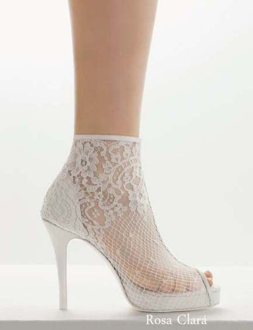 Inspiración: zapatos de novia de encaje 3