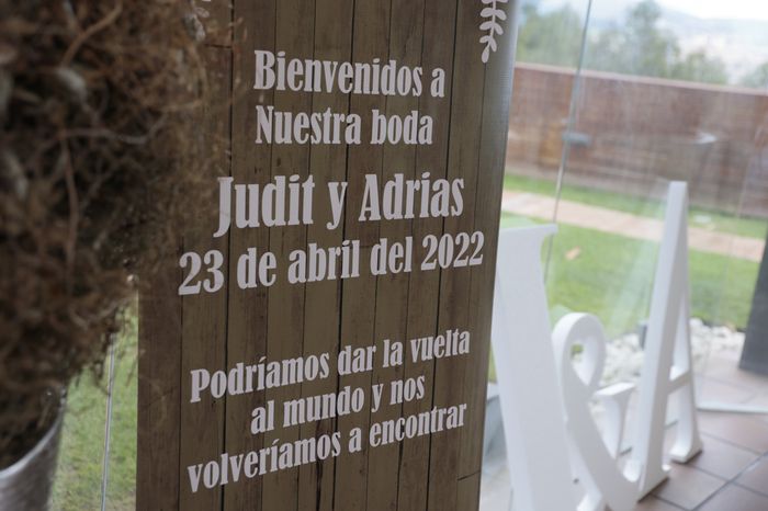 Nuestro banner de boda: Feliz boda 1