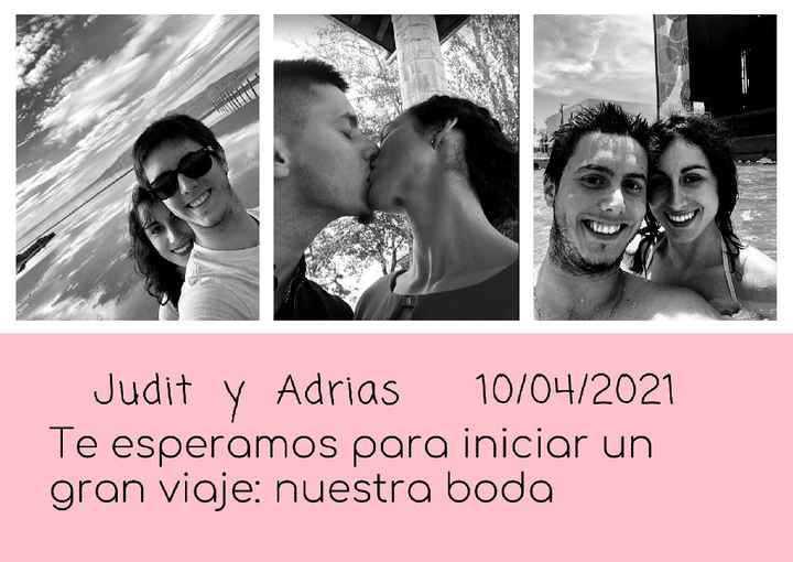 Save the Date: a 1 año de la fecha - 1