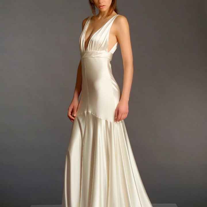 Vestido de novia: telas 2 - 3