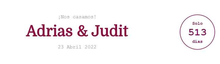 2 contadores de boda: 2 celebraciones - 1
