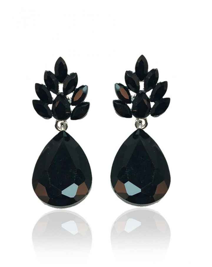 Pendientes con un toque negro - 6
