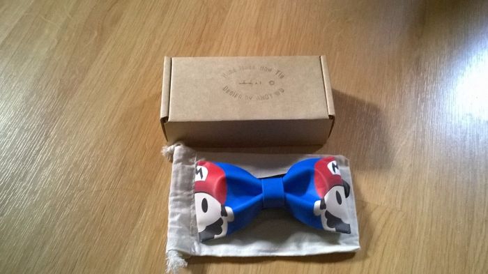 Pajarita Super Mario novio