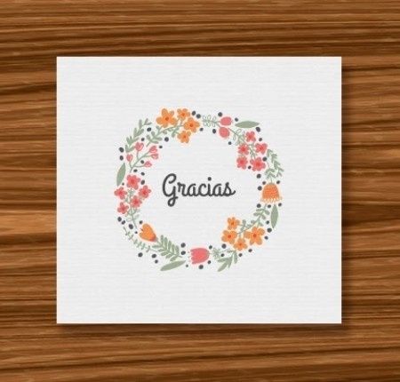 tarjeta agradecimiento gratis