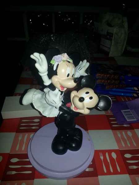 Figura tarta mickey + minnie - 1