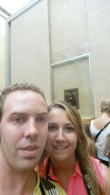 En el museo louvre