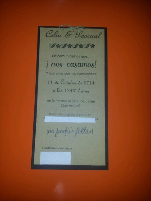Comprar papel kraft en murcia para invitaciones - 1