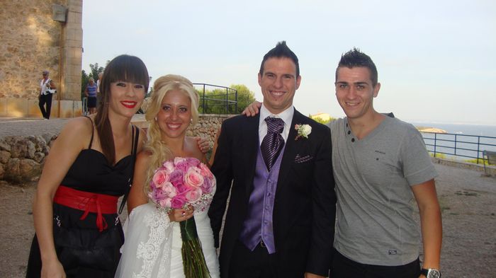 Ramo y peinado de novia!