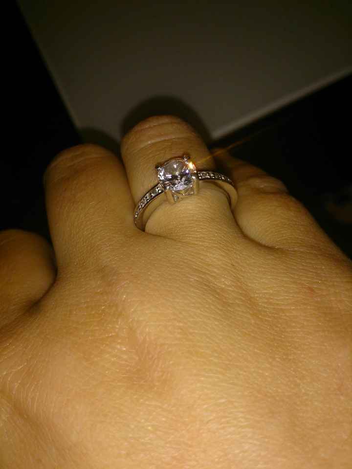 Mi precioso anillo de compromiso!! - 1