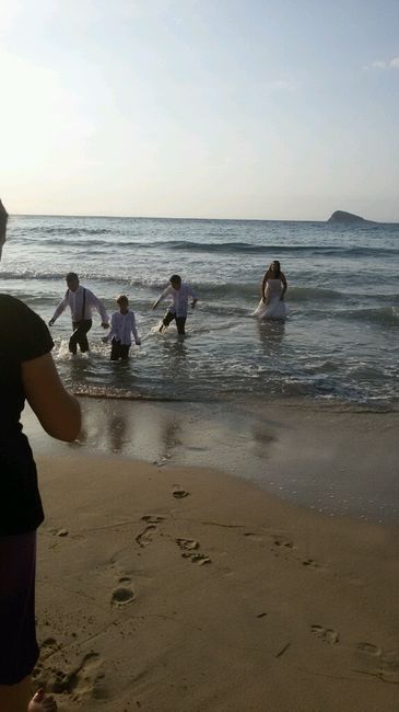 Ayudaaaaa a novias q ayan echo las postboda en playa - 1