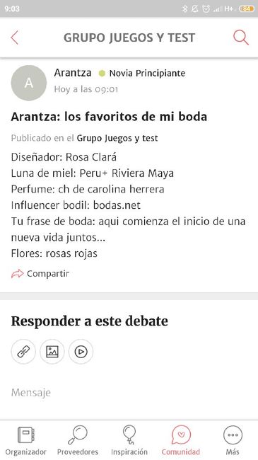 ÚLTIMO PASO: Dime tus favoritos de boda y recibe tus paipáis - 1