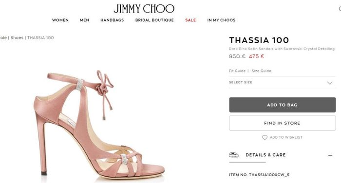28) Jimmy Choo - Thasia 100