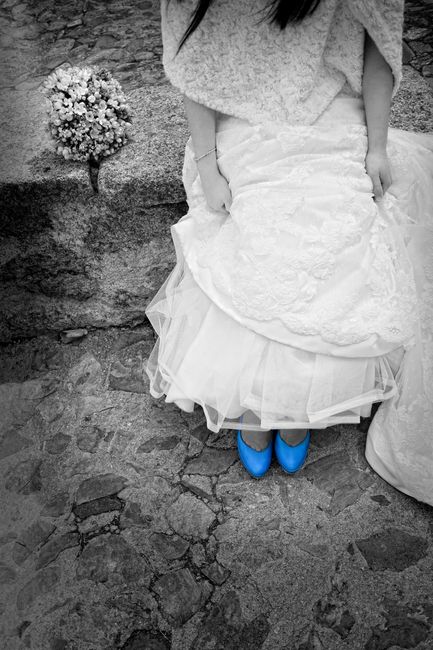 zapatos azules