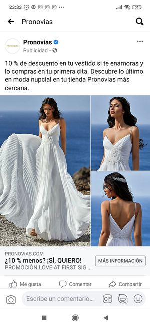 Descuento en Pronovias 1