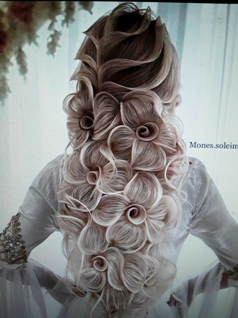 "Flores Peinadas" 🌸 Inspiración de boda 13