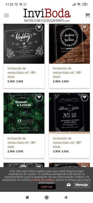 Buscando invitaciones 5
