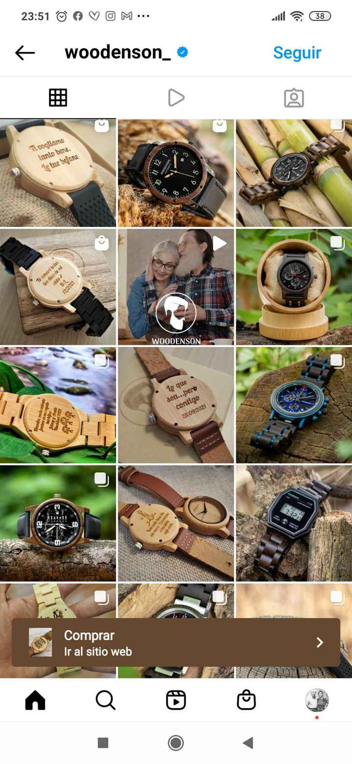 Reloj de Madera Regalo Original - 2