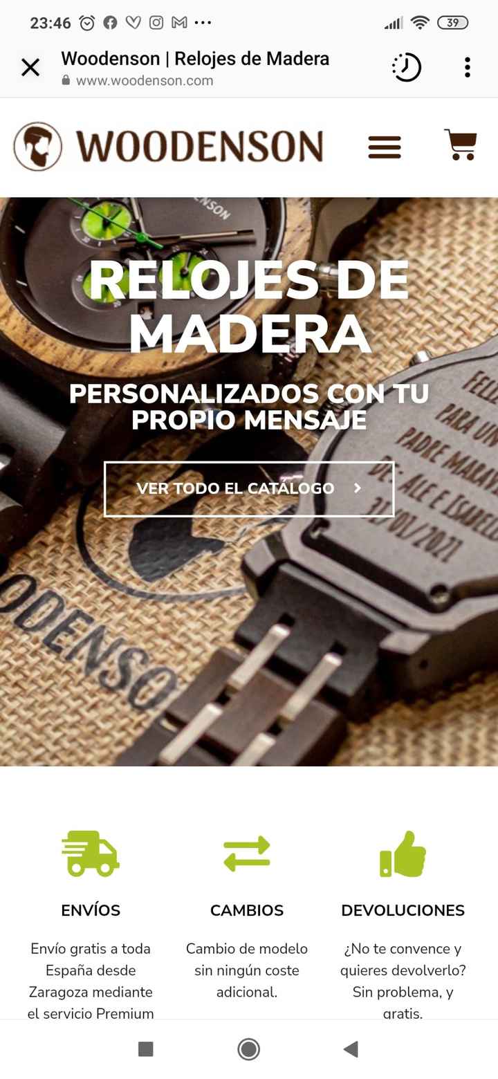 Reloj de Madera Regalo Original - 3