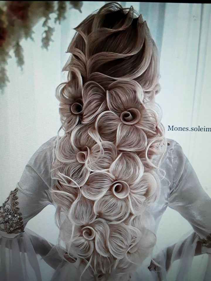 "Flores Peinadas" 🌸 Inspiración de boda - 12