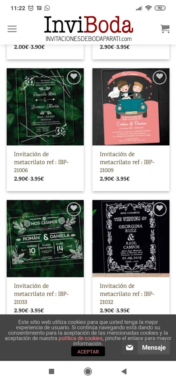 Buscando invitaciones - 2
