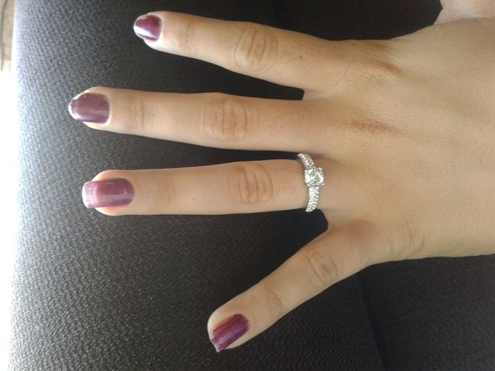 Mi anillo de compromiso!