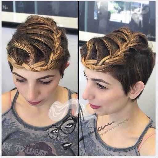 corto con trenza