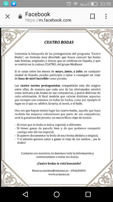 Concurso para 4 novias - 1