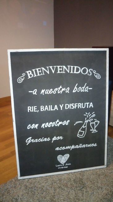 Pizarra Bienvenida