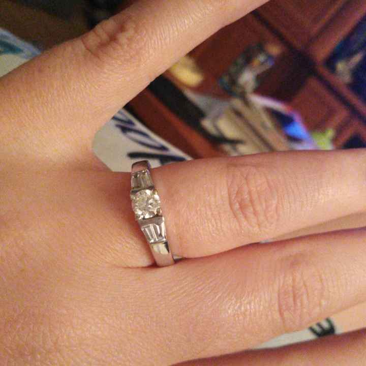 Anillo de compromiso/ pedida - 1