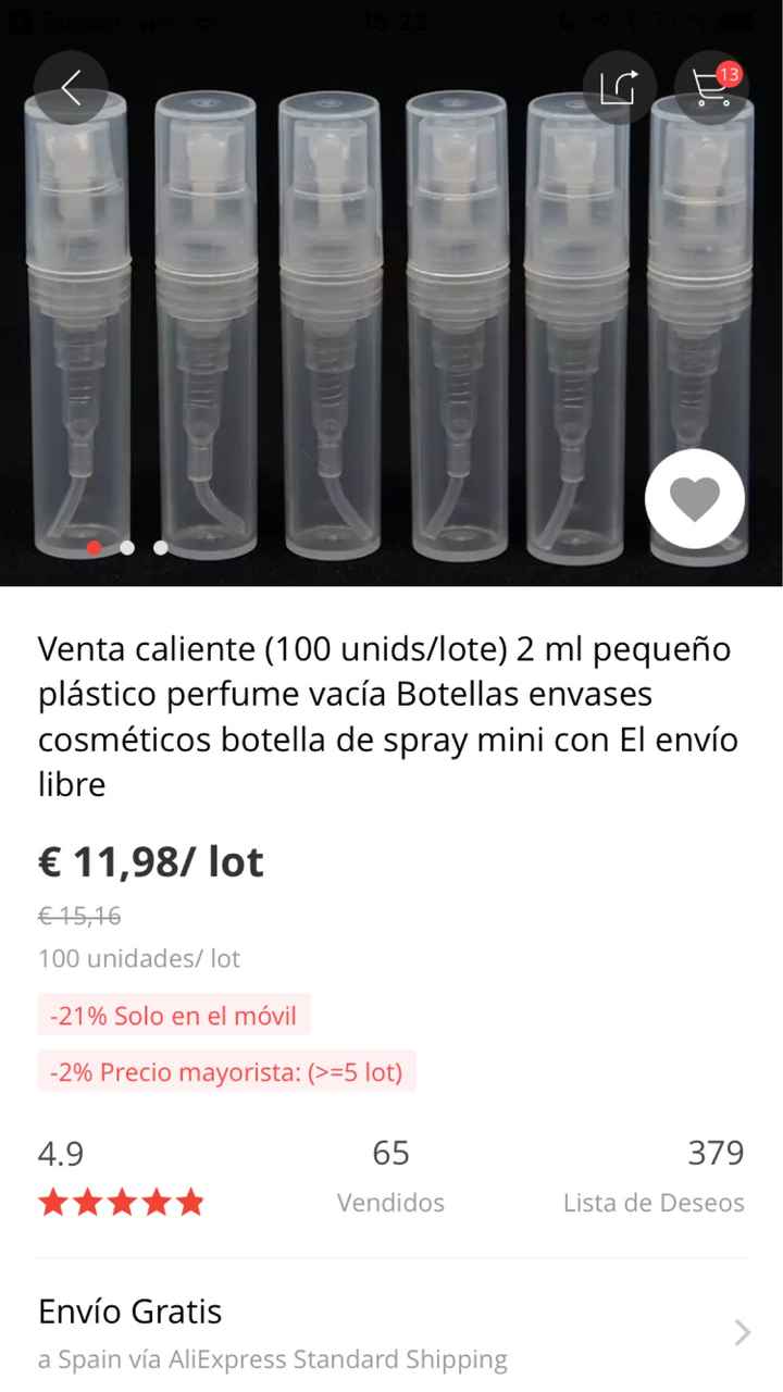 Botecitos para colonia - 1