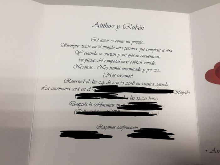 Texto invitaciones - 1