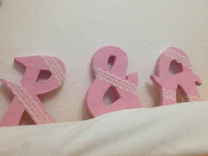 Letras para la mesa dulce - 1