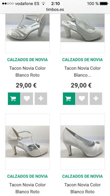 Zapatos de novia economicos - 1