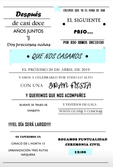 Alguna enviará las invitaciones por Whatsapp? - 1