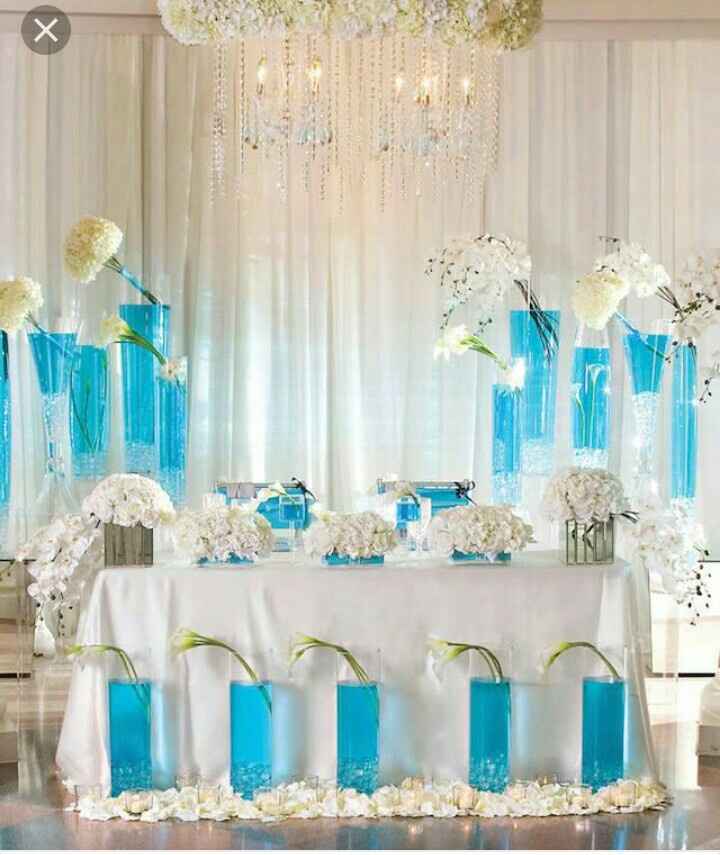 Decoracion banquetes azul!! - 4