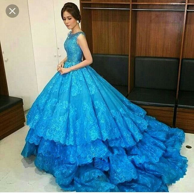 Vestido novia azul!! 😍 - 2