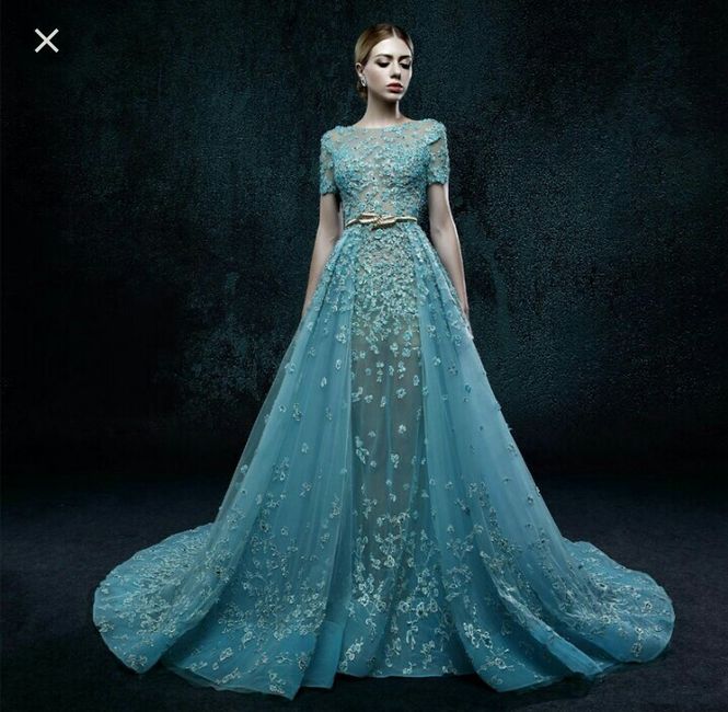 Vestido novia azul!! 😍 - 3