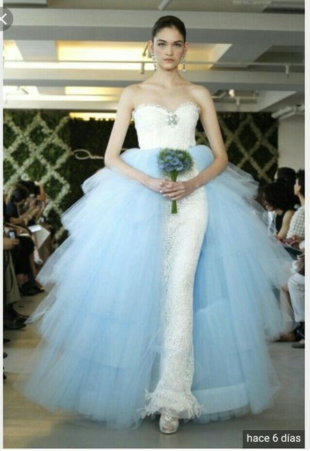 Vestido novia azul!! 😍 - 4