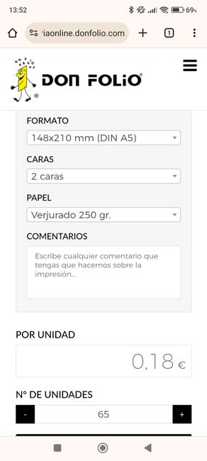 Dudas presupuesto don folio 3