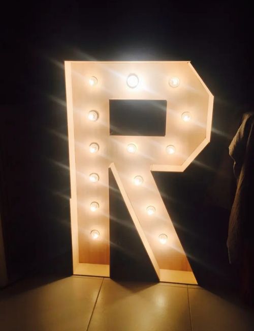 Como hacer letras gigantes para la boda 4
