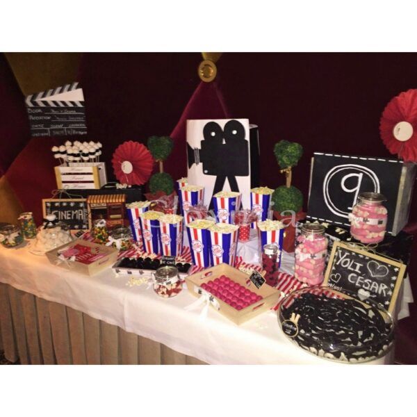 ¿Cómo decorar el Candy Bar de Cine? 1