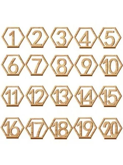 Ideas para numerar las mesas. 5