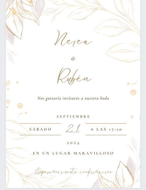 Cuando dar las invitaciones 1