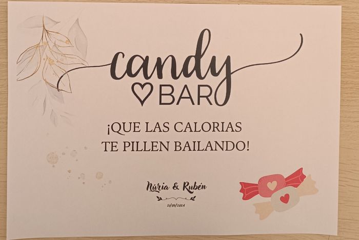 Glitter y candy bar. 3