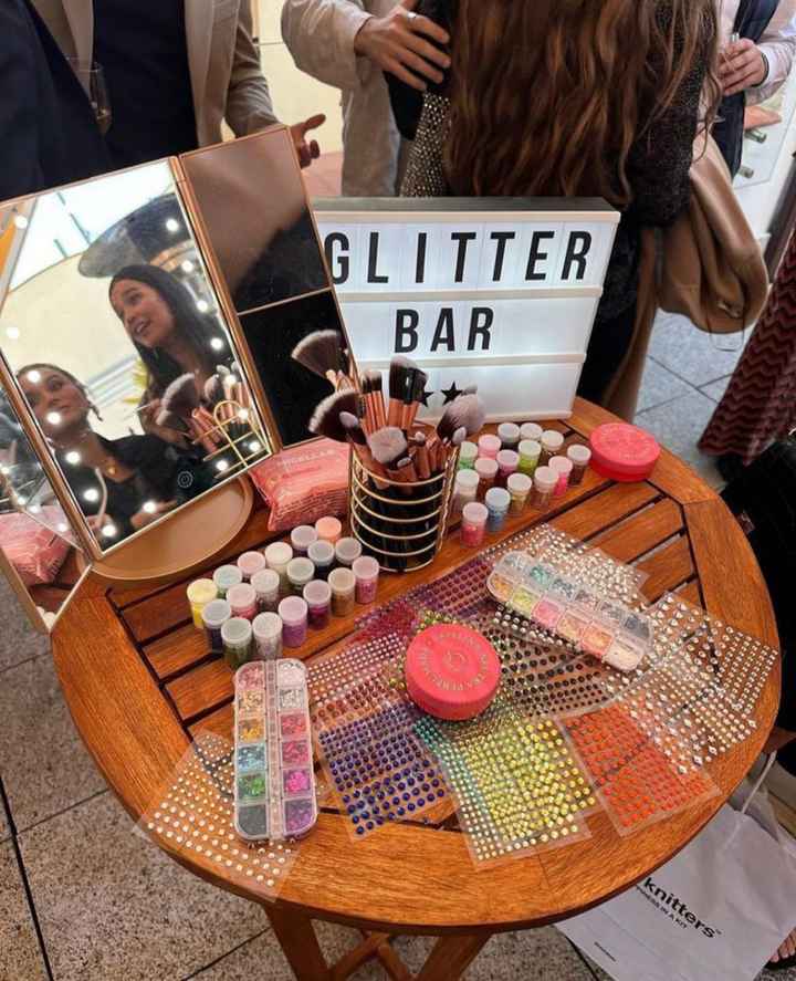 Glitter bar, si o no en una boda? - 1