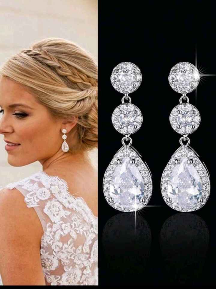 Pendientes plateados para novias, ¿cuál te gusta más? - 1